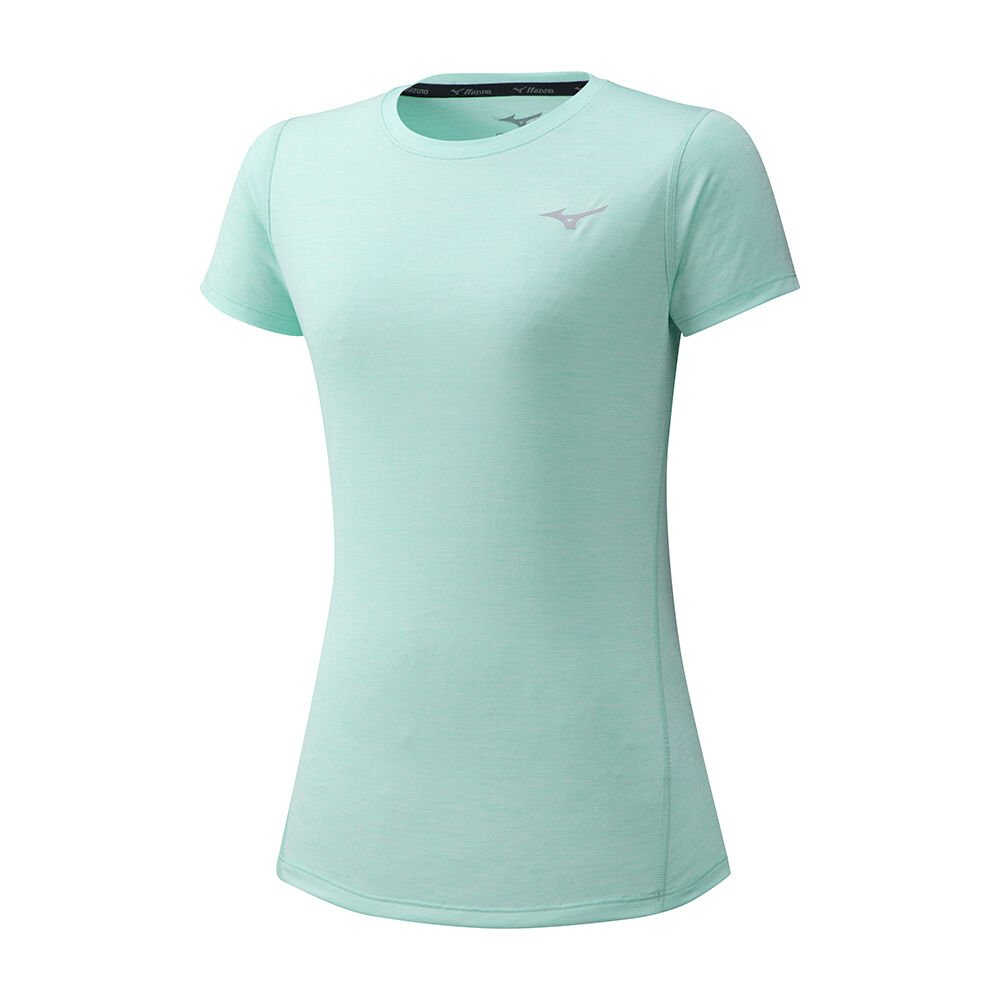 Mizuno Women's Impulse Core Running T-Shirts Green (J2GA772130-XHF)